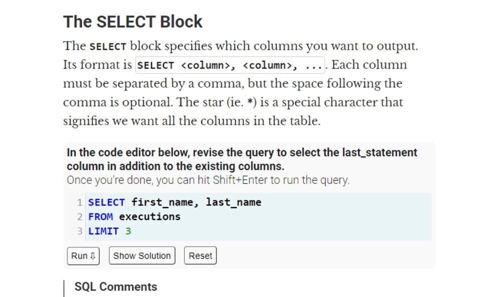 Select Star SQL