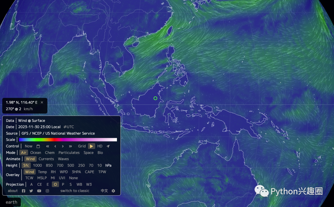 5.2k Star！一个可视化全球实时天气开源项目！
