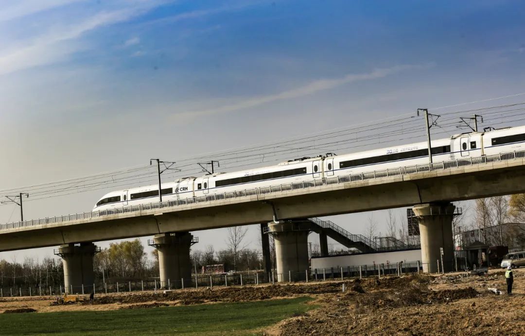 白噪声检测连徐高铁开始试跑检测