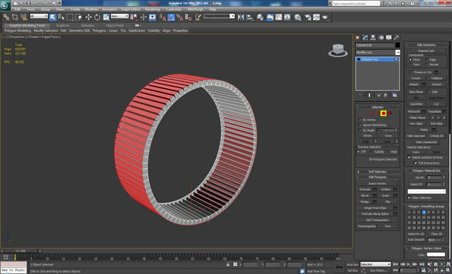 3D Studio Max モデリング チュートリアル未来的なボルトガン