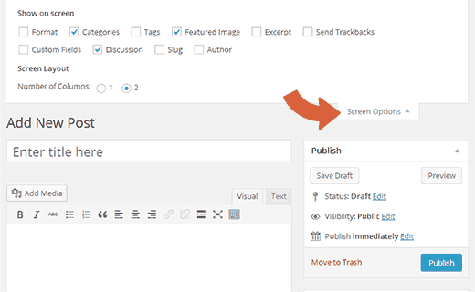 Hide meta boxes from post edit screen from screen options Hide meta boxes from post edit screen from screen options