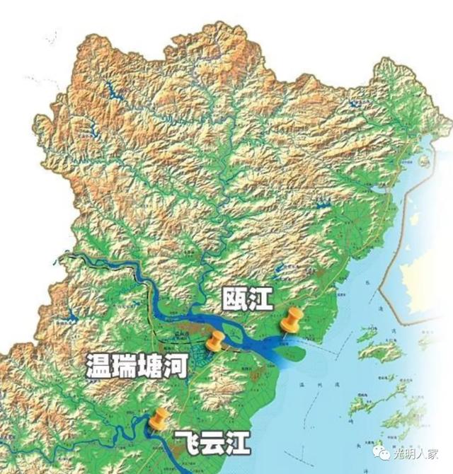 温州河流图图片