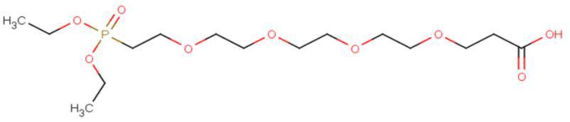 1964503-39-6，Carboxy-PEG4-phosphonic acid ethyl ester包含羧酸端基和膦酸乙酯部分