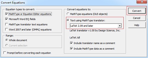 MathType 窗口