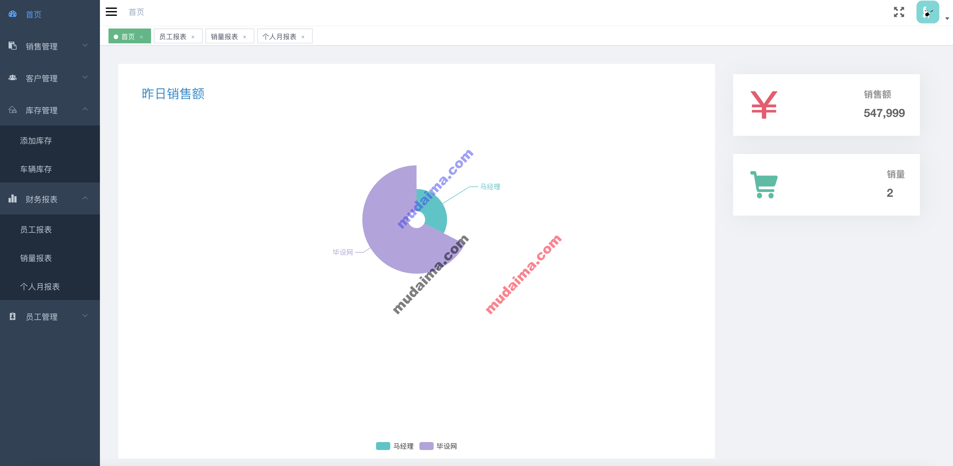 【S018】VUE SpringBoot前后端分离汽车销售系统项目源码