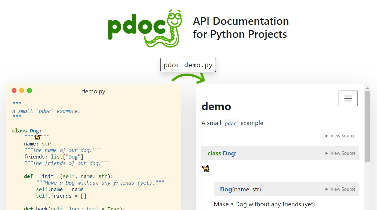 Pdoc：生成优雅Python API文档的工具