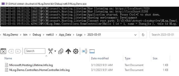 .NET 使用NLog增强日志输出