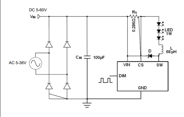 AP51656 电流采样降压恒流驱动IC RGB PWM深度调光 LED电源驱动