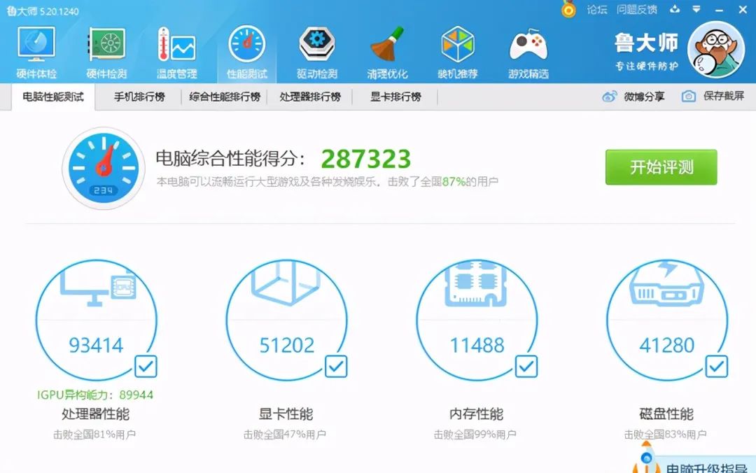 250鲁大师跑分_看了鲁大师跑分,会发现mx250独显笔记本已落伍了