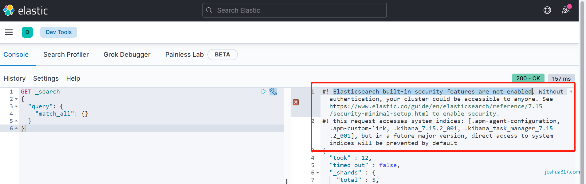 Windows系统下Elasticsearch-7.15.2安装