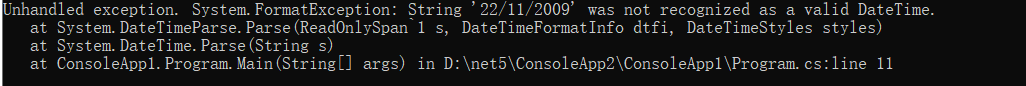 NET问答: 为什么时间格式 dd/MM/yyyy 转成 DateTime 会报错？