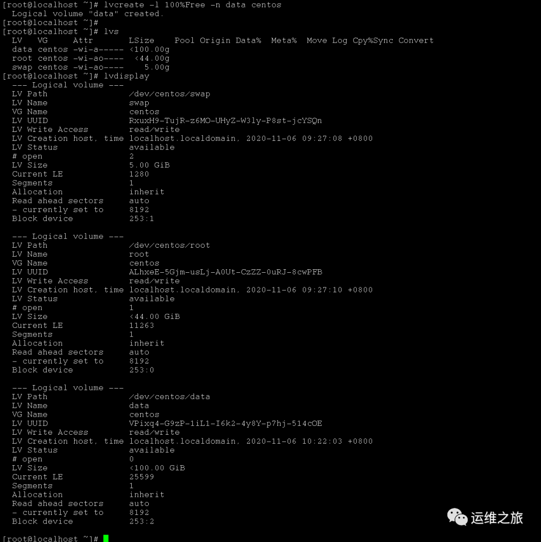 vmware磁盘扩容_CentOS7扩容分区(LVM)CSDN博客