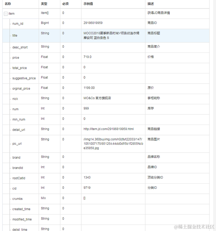 京东详情API接口请求代码源码（java）