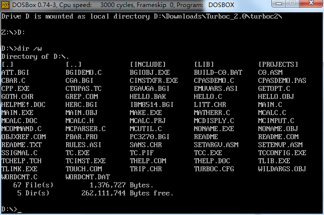 【C/C++】在Dos下(Dosbox)编写C/C++程序_Takanawa-door的博客-CSDN博客_dos 编译c语言