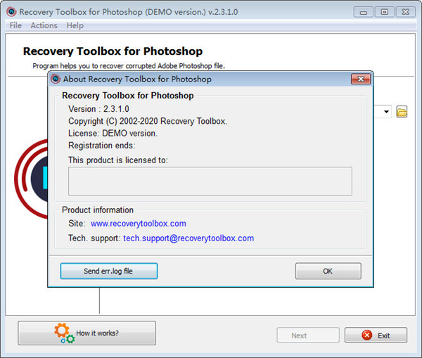 excel文件修复工具_psd文件修复工具下载|Recovery Toolbox for ps 最新版v2.3.1.0 下载