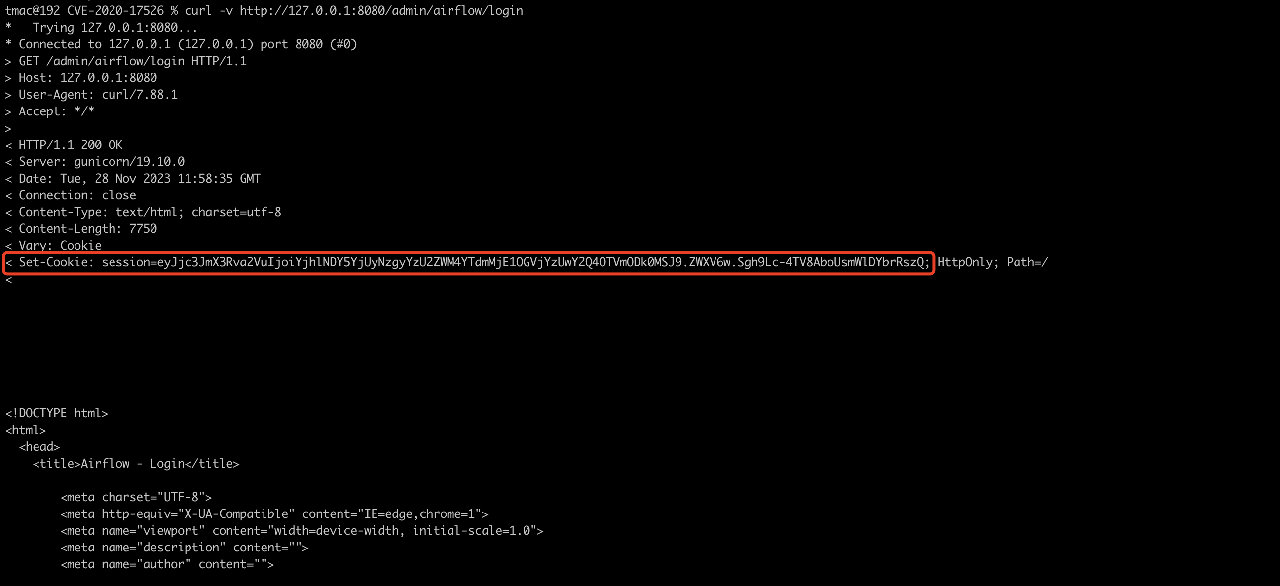 Apache Airflow 默认密钥导致的权限绕过（CVE202017526）_airflow免登录CSDN博客