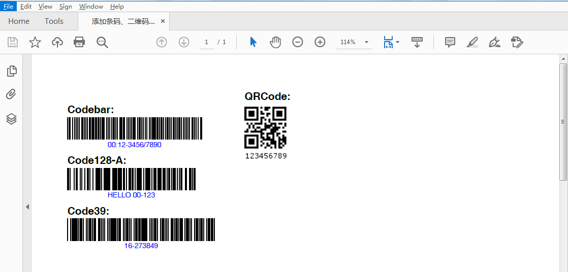 java bufferedimage_Java  添加条码、二维码到PDF文档