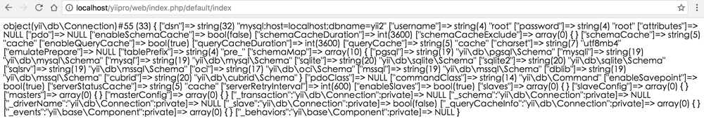 yii mysql_Yii2框架操作数据库的方法分析【以mysql为例】