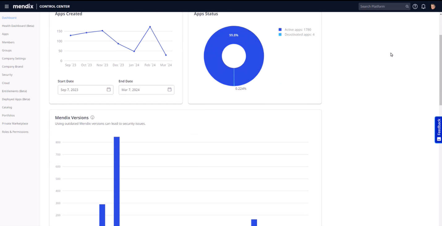 通过Mendix Portal管理应用整个生命周期