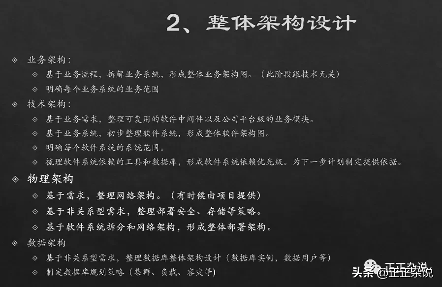 一个架构师如何开展工作？业务架构全过程设计思路整理
