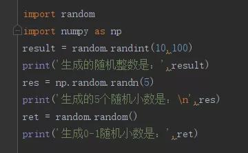 python如何生成五个小数_「每日一练」巧用python生成随机数-CSDN博客
