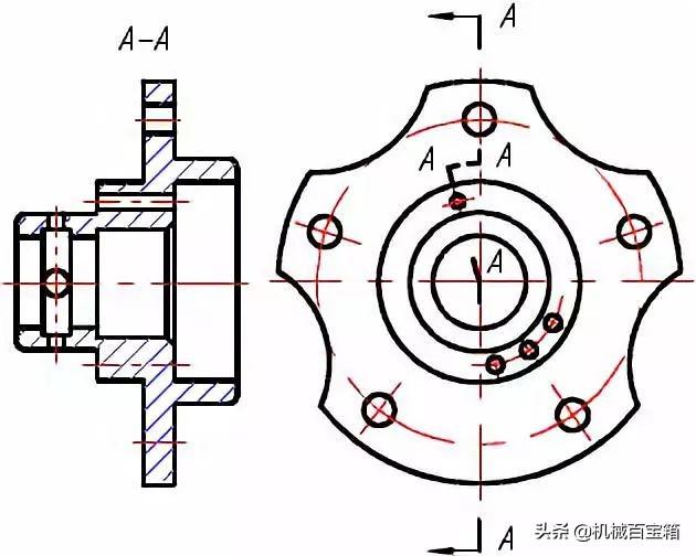 solidworks阶梯剖视图图片