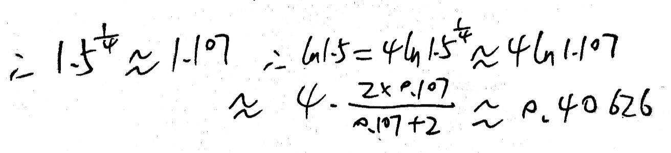 2手動開方為1.414取1.415,√1.415取前三位為1.189,取1.19,0.