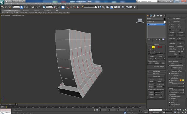 3D 工作室最大建模教程未来派螺栓枪