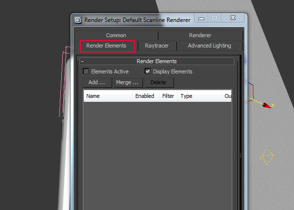 render settings