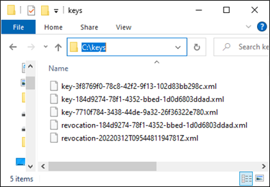 《ASP.NET Core 6框架揭秘》实例演示[20]：“数据保护”框架基于文件的密钥存储...