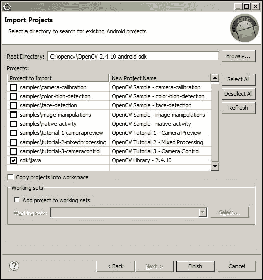 Creating a project in Eclipse