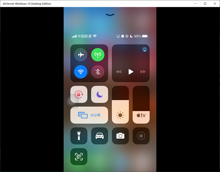 图3：将设备镜像到AirServer桌面版