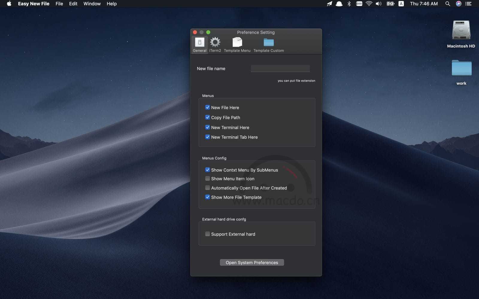 Easy New File 5.0 右键新建文档办公必备神器 办公工具 第2张