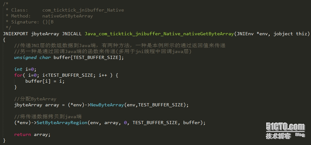 Android开发实践：Java层与Jni层的数组传递