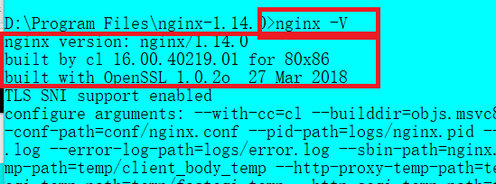 如何查看nginx版本