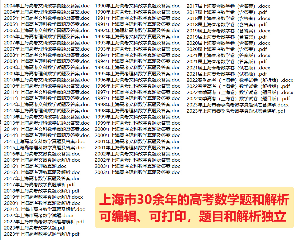 2024年上海高考数学备考：历年选择题真题练一练（2014~2023）插图9