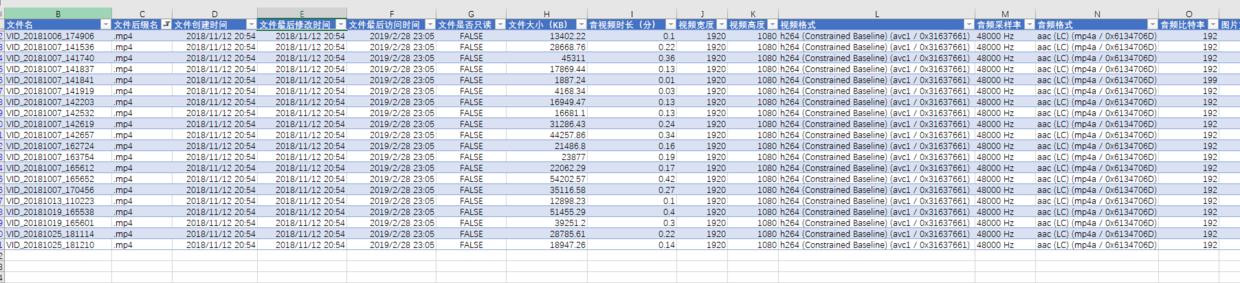 arcengine遍历属性表_Excel催化剂-遍历文件夹内文件信息特别是图像、音视频等特有信息...