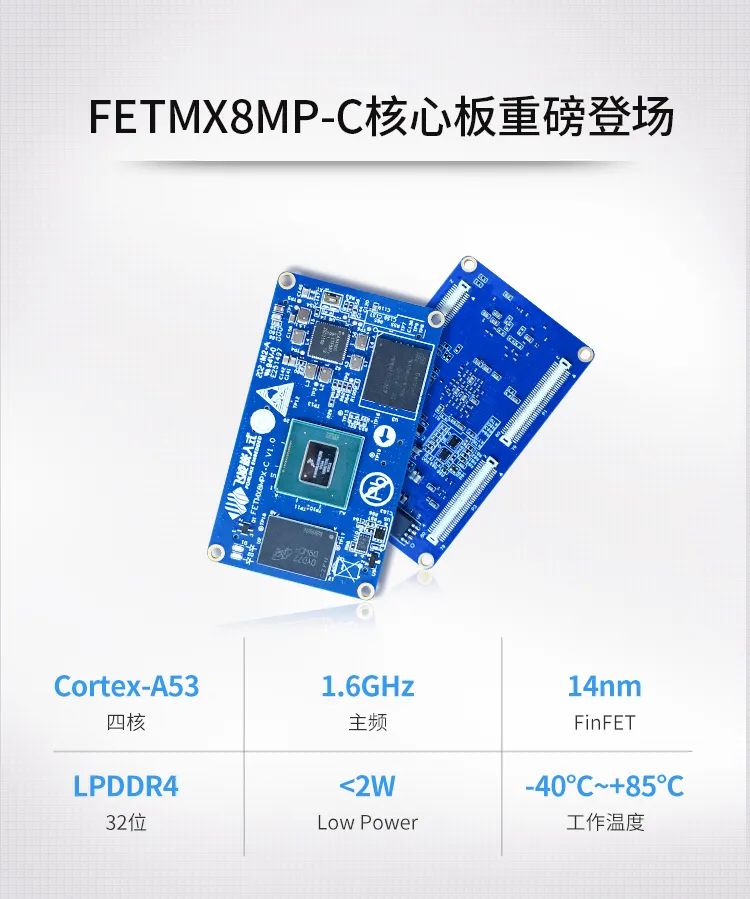 一款搭载恩智浦i.MX 8M Plus处理器的国产核心板正式发布