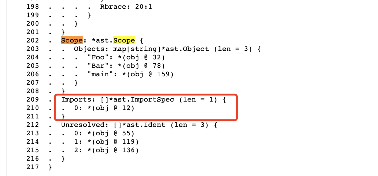 golang AST语法树解析