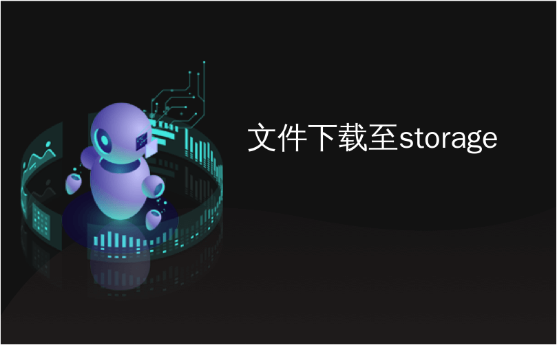 文件下载至storage