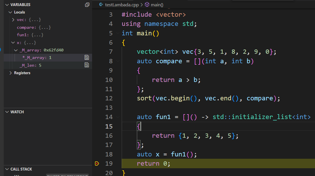 C++ Lambda表达式的常见用法