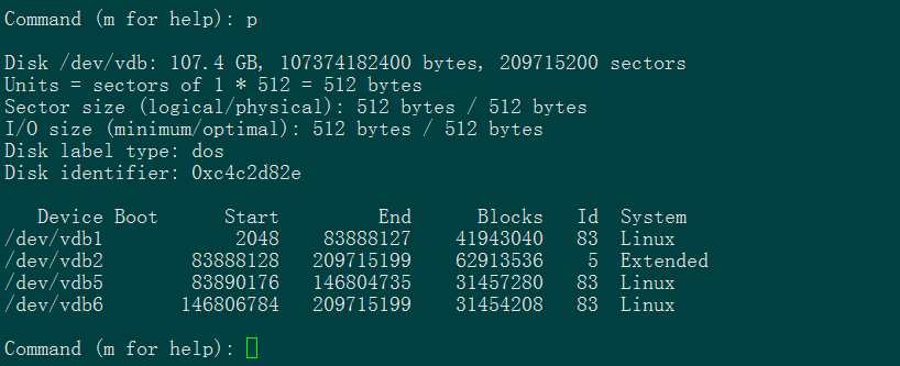 Centos7 hard disk partition (new hard disk) - Programmer Sought