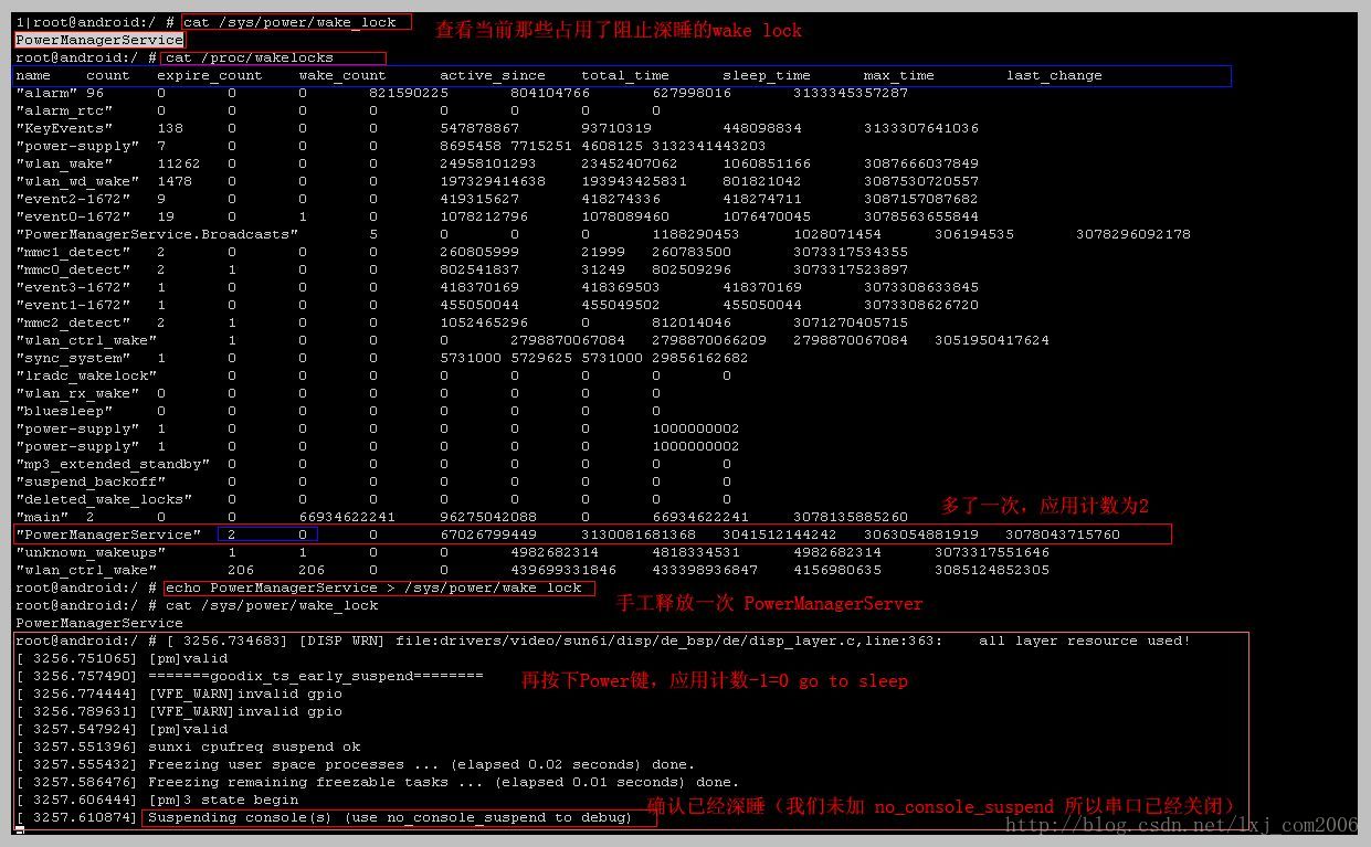 linux设备进入睡眠所需时间,android linux 休眠 深度睡眠 查看 方法 调试【转】