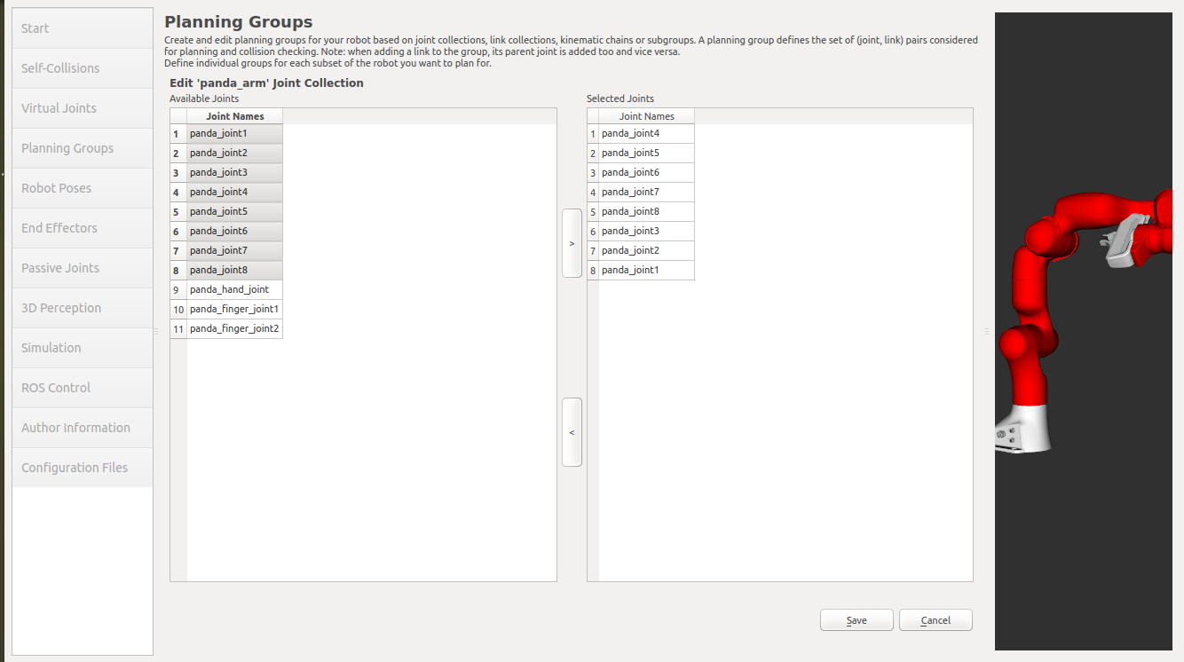 MoveIt! 学习笔记12 - MoveIt! Setup Assistant 配置方法_ros moveit 添加home点-CSDN博客