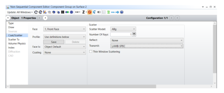 zemax量化眩光效应veilingglare