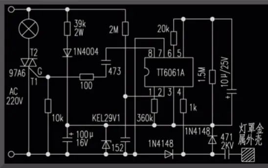 光耦驅動單向可控硅_單向可控硅最筒單電路圖大全