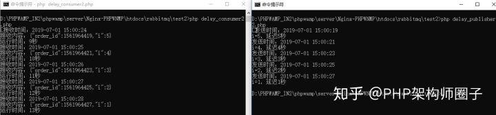 php写入rabbit速度,RabbitMQ 入门教程(PHP) 实现延迟功能