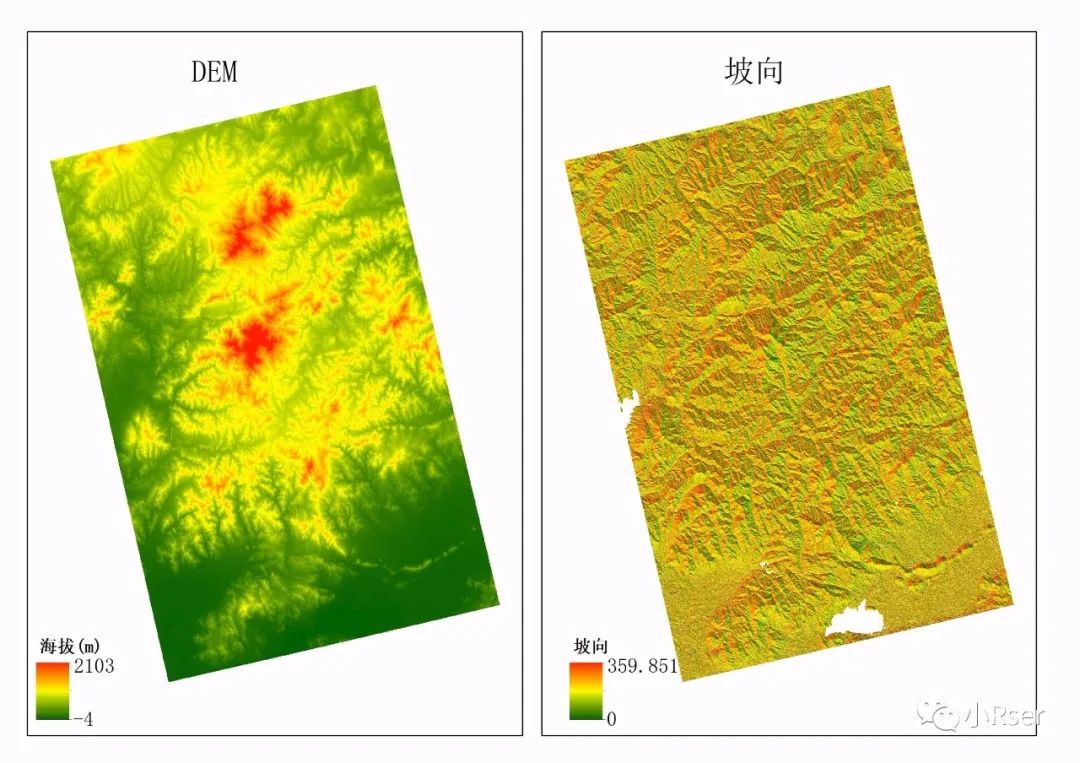 db6afe06e1671eac47dd00a50eee8726 - 基于DEM的坡度坡向分析