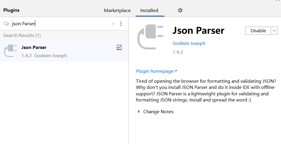 json Parser