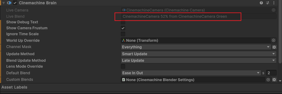 CinemachineBrain的属性简介2